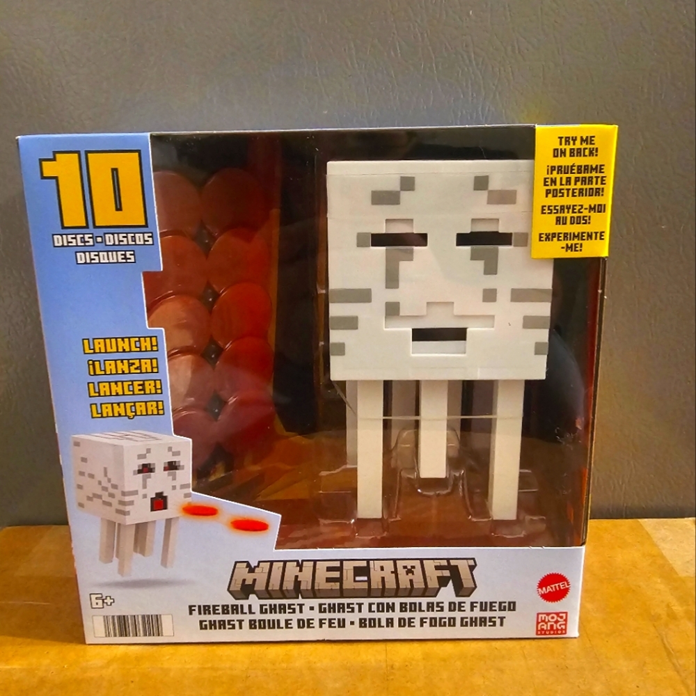 Minecraft Fireball Ghost Disk firing